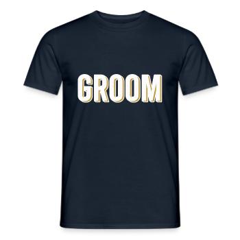Groom - T-shirt homme - marine - Devant - AI Model Male 178 light (178cm)