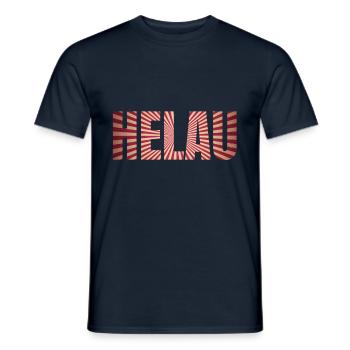 Helau Fastnacht Karneval - Männer T-Shirt - Navy - Vorne - AI Model Male 178 light (178cm)