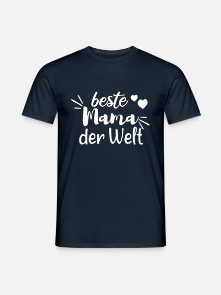beste Mama - Männer T-Shirt - Navy