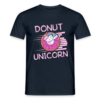Donut Licorne - T-shirt homme - marine - Devant - AI Model Male 178 light (178cm)