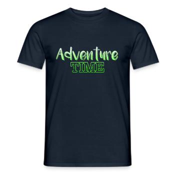 Adventure - Men's T-Shirt - navy - Front - AI Model Male 178 light (178cm)