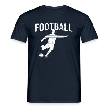 Football - T-shirt homme - marine - Devant - AI Model Male 178 light (178cm)