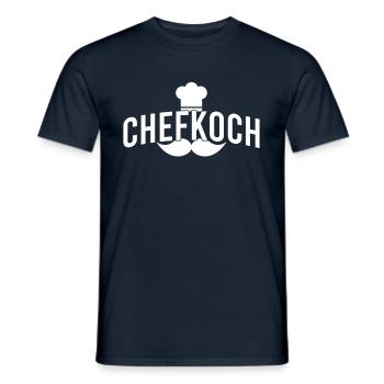 Chefkoch - Männer T-Shirt - Navy - Vorne - AI Model Male 178 light (178cm)