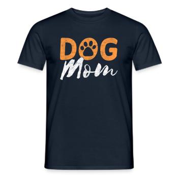 Maman chien - T-shirt homme - marine - Devant - AI Model Male 178 light (178cm)