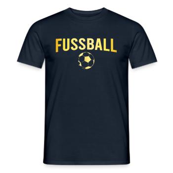 Fußball Fussball - Männer T-Shirt - Navy - Vorne - AI Model Male 178 light (178cm)