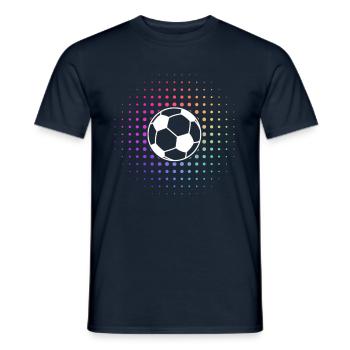 cooles Fußball Logo - Männer T-Shirt - Navy - Vorne - AI Model Male 178 light (178cm)