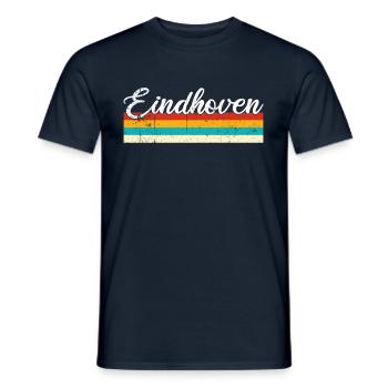Eindhoven Retro Vintage - Men's T-Shirt - navy - Front - AI Model Male 178 light (178cm)