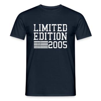 Édition limitée Anniversaire 2005 - T-shirt homme - marine - Devant - AI Model Male 178 light (178cm)