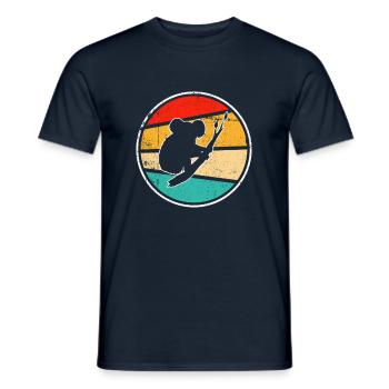 Koala Retro - Men's T-Shirt - navy - Front - AI Model Male 178 light (178cm)