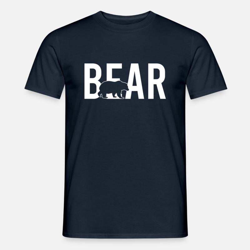 Bär bear - Männer T-Shirt - Navy