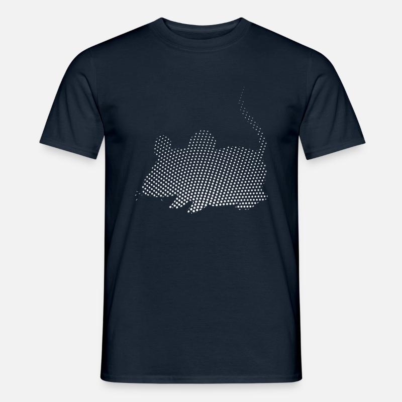 Maus - Männer T-Shirt - Navy