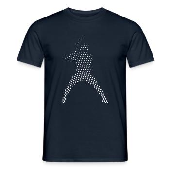 Baseball Baseballer - T-shirt homme - marine - Devant - AI Model Male 178 light (178cm)