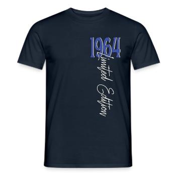 1964 Vintage anniversaire drôles dictons - T-shirt homme - marine - Devant - AI Model Male 178 light (178cm)