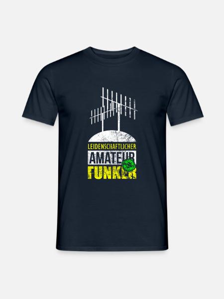 Antenne Funker Amateurfunker Geschenk - Männer T-Shirt - Navy