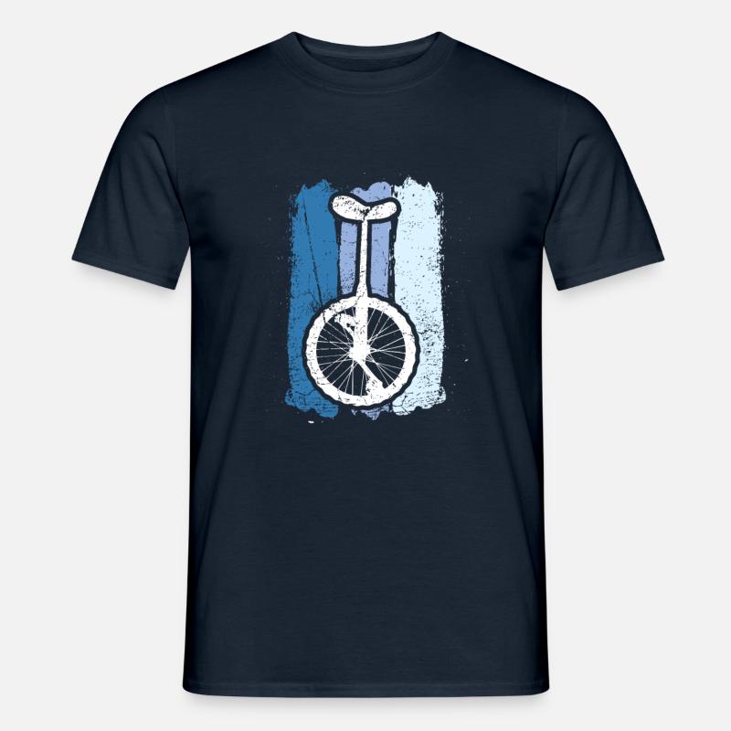 Einrad - Männer T-Shirt - Navy