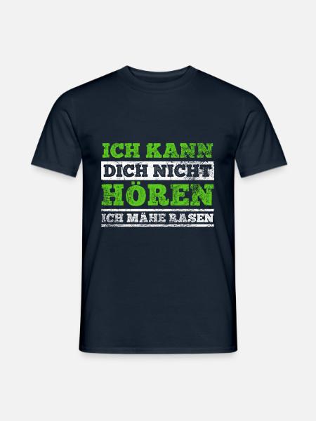 Rasenmäher Rasen Mähen - Männer T-Shirt - Navy