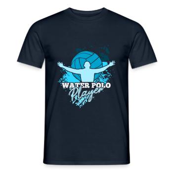 water polo - Men's T-Shirt - navy - Front - AI Model Male 178 light (178cm)