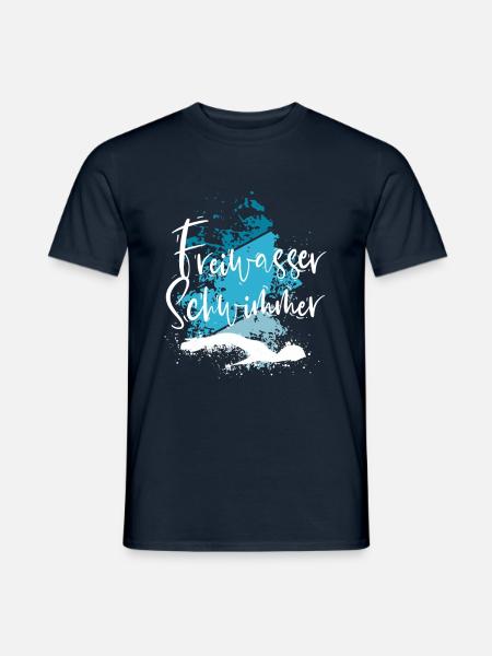 Schwimmen - Männer T-Shirt - Navy