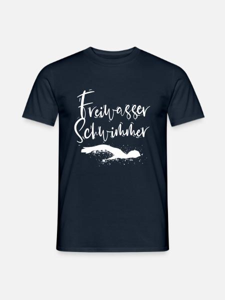 Schwimmen - Männer T-Shirt - Navy