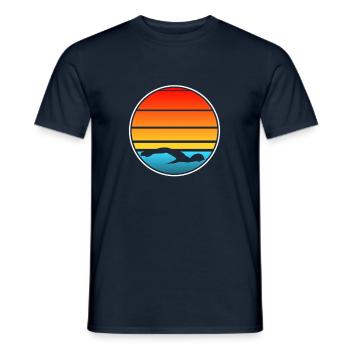 galleggiante - T-shirt uomo - navy - Fronte - AI Model Male 178 light (178cm)