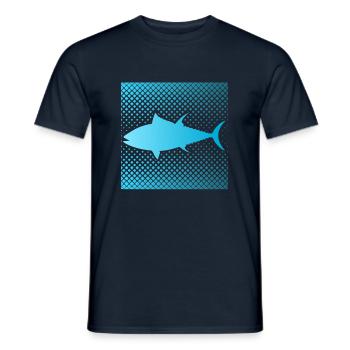 Pêche au thon drôle - T-shirt homme - marine - Devant - AI Model Male 178 light (178cm)