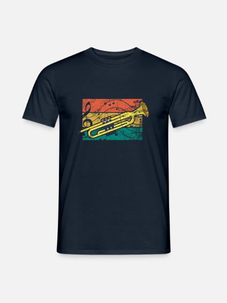 Trompette trompette - T-shirt homme - marine
