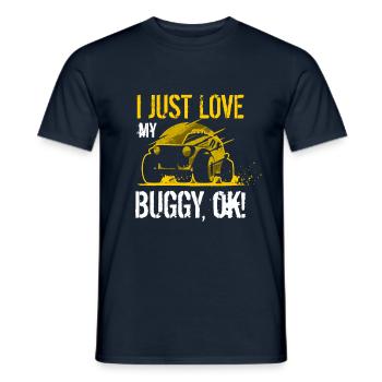 Terrain buggy 4x4 conduite de buggy - T-shirt homme - marine - Devant - AI Model Male 178 light (178cm)