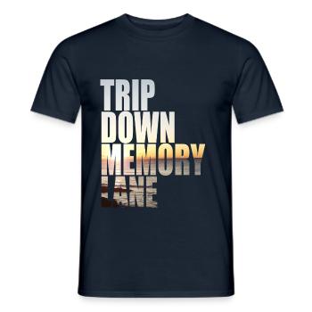 Trébucher dans la voie de la mémoire - T-shirt homme - marine - Devant - AI Model Male 178 light (178cm)