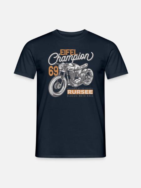 Eifel Motorrad Tour Champion - Männer T-Shirt - Navy