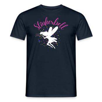 Stinkerbell Fee Elfe Glitzer Staub Lustiger Spruch - Männer T-Shirt - Navy - Vorne - AI Model Male 178 light (178cm)