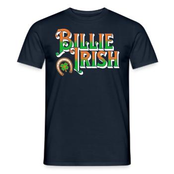 Billie Irish - St. Patricks Day - Paddy's Day - Männer T-Shirt - Navy - Vorne - AI Model Male 178 light (178cm)