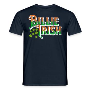 Billie Irish - St. Patricks Day - Paddy's Day - Männer T-Shirt - Navy - Vorne - AI Model Male 178 light (178cm)