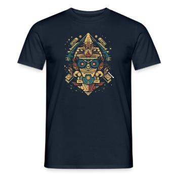 Let's be inca - T-shirt homme - marine - Devant - AI Model Male 178 light (178cm)