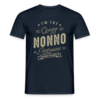 Crazy Nonno - Men's T-Shirt - navy - Front - AI Model Male 178 light (178cm)