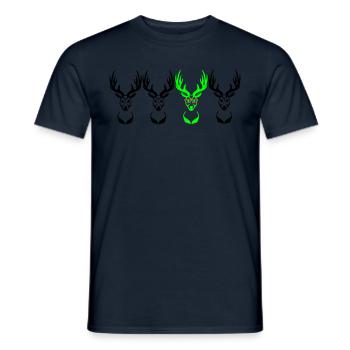 Be different! Réservé Nerd Geek 3c - T-shirt homme - marine - Devant - AI Model Male 178 light (178cm)
