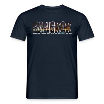 Bangkok - T-shirt homme - marine - Devant - AI Model Male 178 light (178cm)