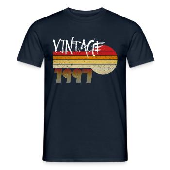 Millésime 1997 - Né en 1997 - Année des Héros! - T-shirt homme - marine - Devant - AI Model Male 178 light (178cm)