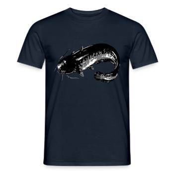 Wels - Männer T-Shirt - Navy - Vorne - AI Model Male 178 light (178cm)