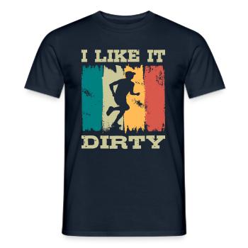 Trailrunning Extreme Obstacle Survieal Running OCR - T-shirt homme - marine - Devant - AI Model Male 178 light (178cm)