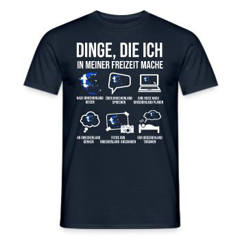 Griechenland Spruch Heimatland Urlaub Grieche - Männer T-Shirt - Navy - Vorne - AI Model Male 178 light (178cm)