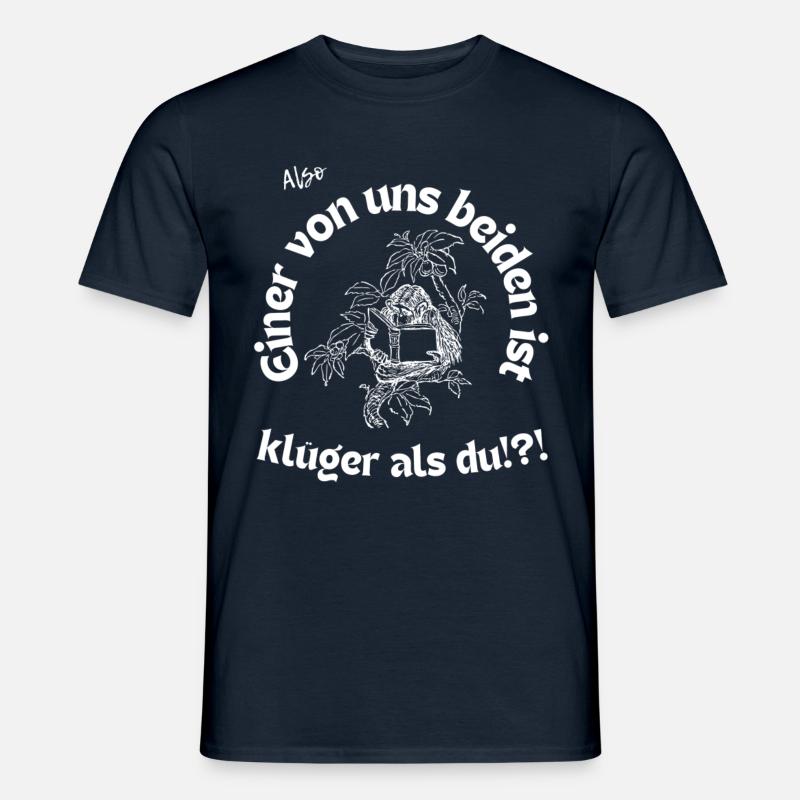 Klüger als du - Männer T-Shirt - Navy