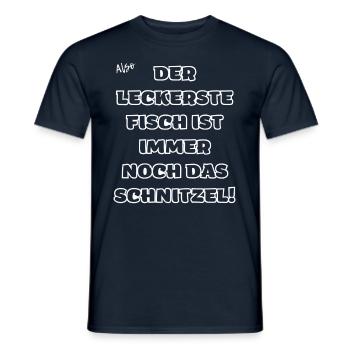 Leckerste Fisch - Männer T-Shirt - Navy - Vorne - AI Model Male 178 light (178cm)