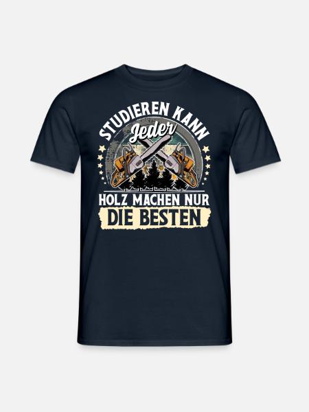 Holzfäller - Männer T-Shirt - Navy