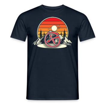 Geocaching Geocache Geocacher - Männer T-Shirt - Navy - Vorne - AI Model Male 178 light (178cm)