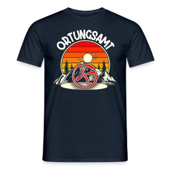 Geocaching Geocache Geocacher - Männer T-Shirt - Navy - Vorne - AI Model Male 178 light (178cm)