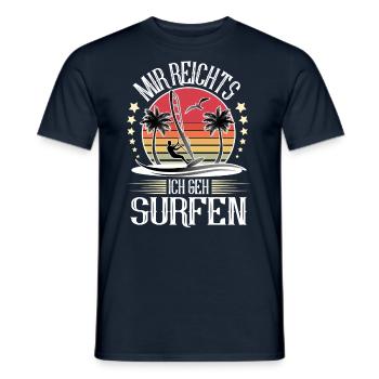 Windsurfen Windsurfer Windsurf - Männer T-Shirt - Navy - Vorne - AI Model Male 178 light (178cm)