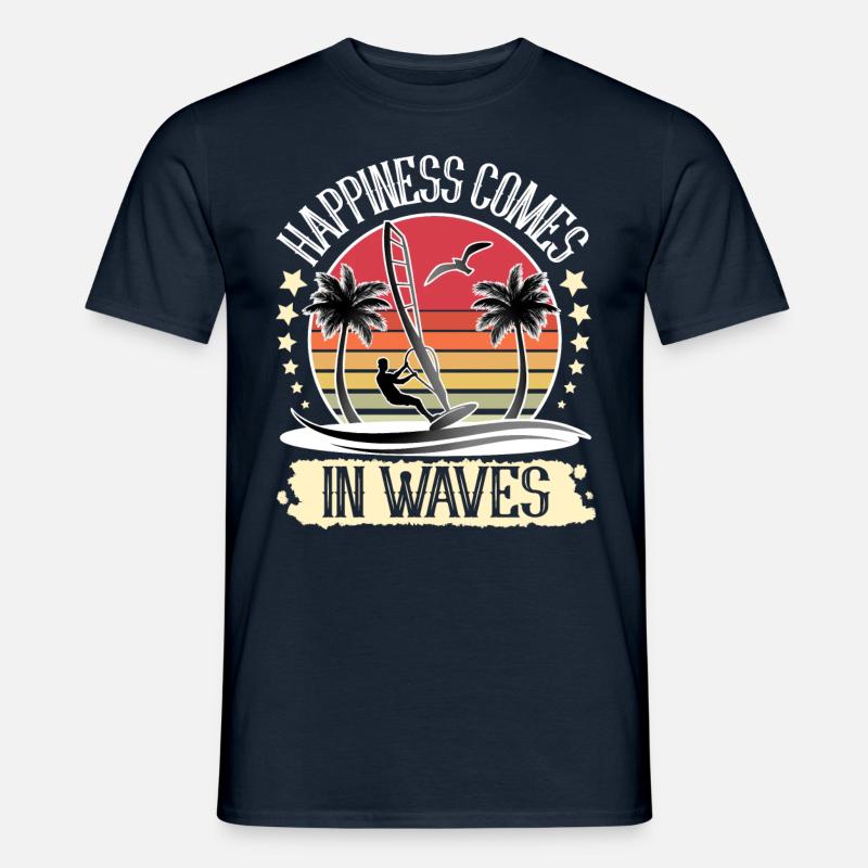 Windsurfing Windsurfer Windsurf - Men's T-Shirt - navy