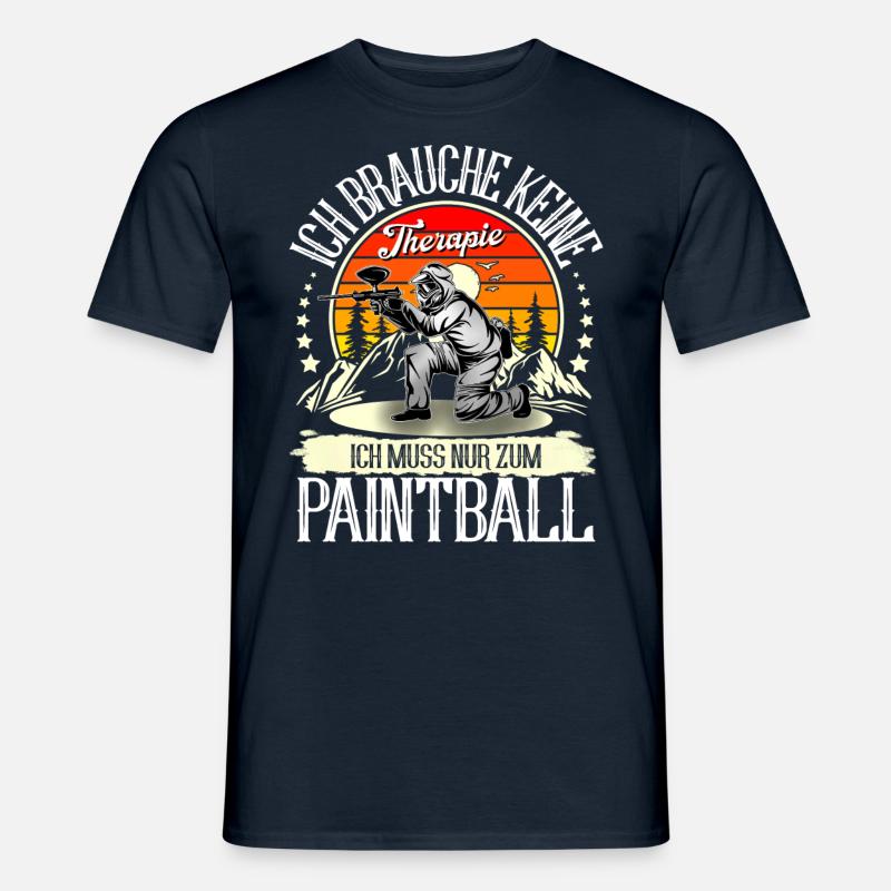 Paintball - Männer T-Shirt - Navy