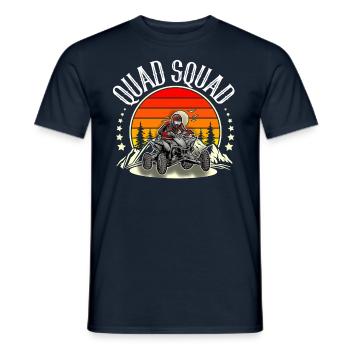 Quad ATV Offroad Quad Riders - Men's T-Shirt - navy - Front - AI Model Male 178 light (178cm)
