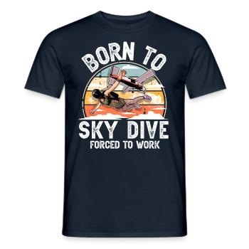 Parachutistes parachutistes parachutés - T-shirt homme - marine - Devant - AI Model Male 178 light (178cm)